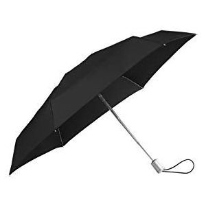 Samsonite Alu Drop S - 4 secties Auto Open Close Mini Opvouwbare Paraplu, 21 centimeter, Zwart (Black), 21 centimeter, Opvouwbare paraplu, Zwart, Opvouwbare paraplu