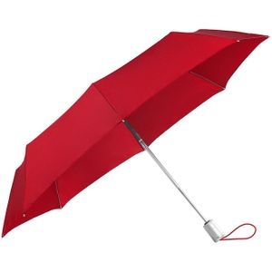 SAMSONITE Aluminium paraplu Drop S - Safe 3 secties Auto Open Close 28,5 cm Tomaat, 28 cm paraplu, Tomaten, 28 cm, paraplu