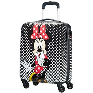 American Tourister Disney Legends Spinner 55/20 Alfatwist 2.0 36l Trolley Wit,Zwart