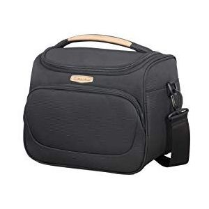 Samsonite Unisex schoudertas bagage, koerierstas (1 stuk), zwart (Eco Black), 29 cm, Beauty Case