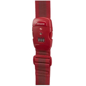 Samsonite Kofferriem - Global Ta Luggage Strap/Tsa Lock Red