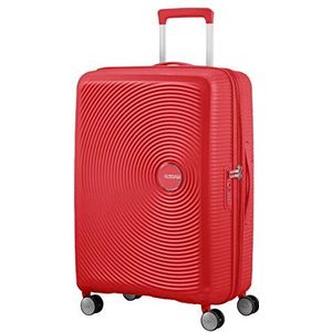 American Tourister Soundbox - Spinner S uitbreidbaar handbagage, rood (coral red), M (67 cm - 81 L), Spinner M (67 cm - 81 L)