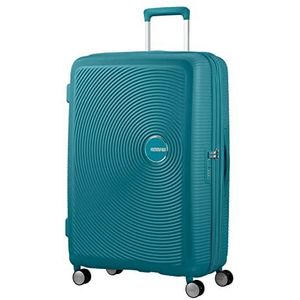 American Tourister Soundbox Spinner S Uitbreidbare handbagage, groen (Jade Green), L (77 cm - 110 L), Spinner L (77 cm - 110 L)