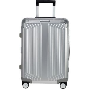 Samsonite lite-box alu spin 55 zilver