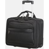 Samsonite Vectura Evo Laptoptas met 2 wielen, zwart (zwart), Laptoptasche mit 2 Rollen 17.3 Zoll (46cm-27.5L), laptop trolleys