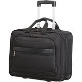 Samsonite Vectura Evo Laptoptas met 2 wielen, zwart (zwart), Laptoptasche mit 2 Rollen 17.3 Zoll (46cm-27.5L), laptop trolleys