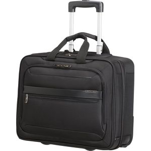 Samsonite Vectura Evo - 17.3 inch laptoptas met wieltjes, Zwart, Laptops trolleys