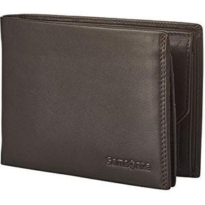 Samsonite Attack 2 SLG Portemonnee, bruin (ebony bruin), Horizontale Geldbörse: 13 x 1 x 9.6 cm, reisaccessoires - portemonnee