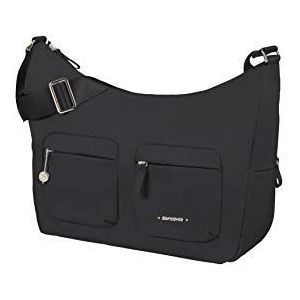 Samsonite Dames Move 3.0 - schoudertas Messenger Bags (1 verpakking), Zwart (zwart met 2 voorzakken), Schultertasche mit 2 Fronttaschen (31 cm), Messengerbags
