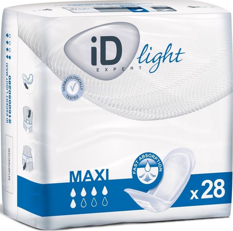 ID Expert Light - Maxi - Inleggers - Kamille - 28 Stuks