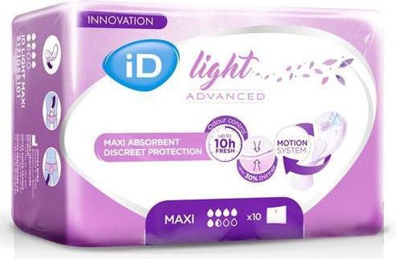 iD Light Advanced - Maxi - Incontinentieproducten - Onzichtbaar - Flexibel