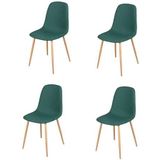 Urban living Scandinavische stoel, metaal, groen, maat L