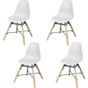 Kinderstoel - Scandinavisch design - Wit