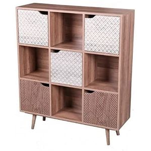 Urban Living – Vintage Vakkenkast Large Baobab – Bruin