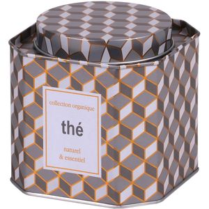 AllSpice Thee Organizer Rack met 9 blikken & 160 magnetische etiketten - perfect voor zakken en losse bladeren thee organisatie - zwart