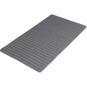 Urban Living Badkamer/Douche Anti Slip Mat - Rubber - Voor Op de Vloer - Antraciet - 39 X 69 cm