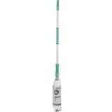 Urban Living Schoonmaak/dweil vloermop met telescoopsteel - uitschuifbaar 85 tot 125 cm - wit/groen