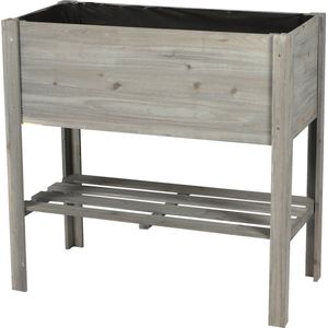 Sunnydays Houten Kweekkas / Moestuin Kruidentafel op poten - 81x40x78 cm