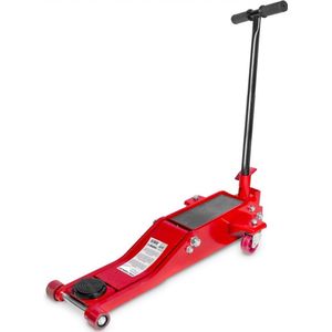 Hydraulische garagekrik 2T extra laag en lang MW Tools CAT2TLL