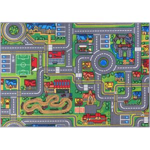Carpet Studio - Verkeerskleed - Multikleur - Antislip - Kindvriendelijk