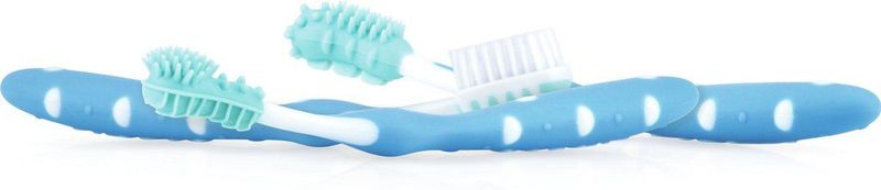 NUBY - Set van 3-delige Tandenborstels - Diverse Fasen - Zacht Rubber