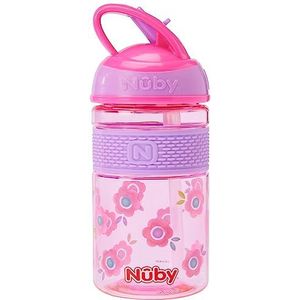 Nûby - 2N1 Beker met Harde Tuit - Roze - Tritan™ - 360ml