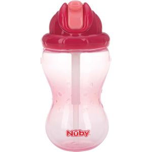 Nûby - Flip-It Beker - Roze - Silicone - 360ml