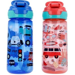 Nuby - Flip It - Drinkbeker - Blauw/Rood - 540ml - Lekvrij