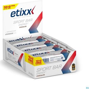 Etixx Energy Sport Riegel Schokolade - 40 g - 12 Stk
