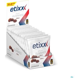 Etixx - Sport Gummies - 12x40g - Snelle Suikers - Energie Aanvulling