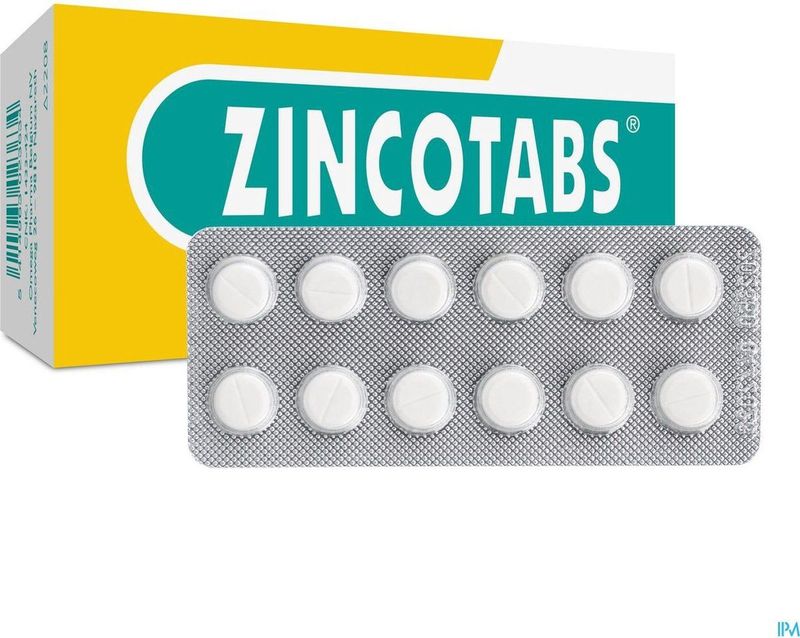 Zincotabs 60 Tabletten -ondersteuning imuumsysteem
