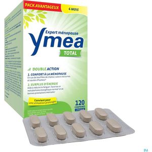 Ymea® Totaal 120 St. - Menopauze - Tegen Opvliegers & Vermoeidheid