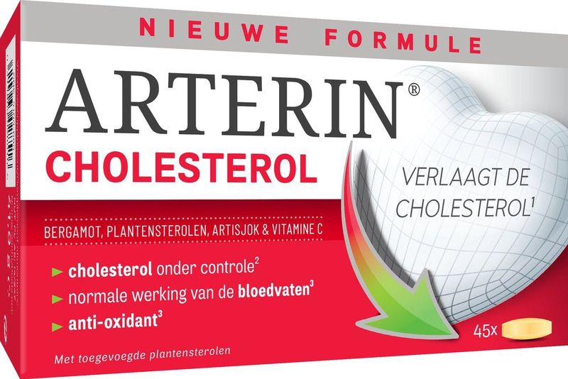 Arterin - Cholesterol - 45 Tabletten - Natuurlijke Extracten