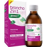 Broncho 2 In 1 Adult Hoestsiroop Sinaasappelsmaak 120ml– Droge Hoest, Slijmhoest