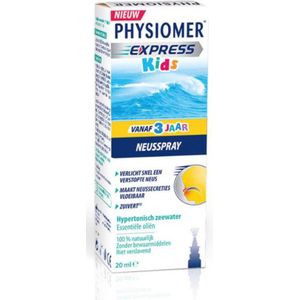 Physiomer® Express Kids Neusspray 20ml-Bij Verstopte Neus,Loopneus,Verkoudheid