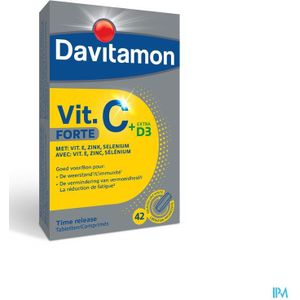 Davitamon - Vitamine C Forte - Voedingssupplement - 600 mg - 30 tabletten