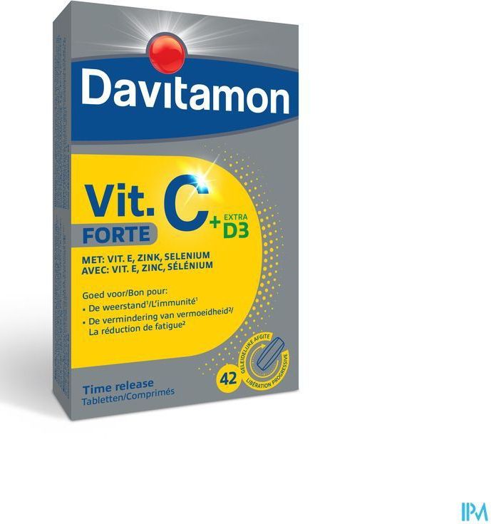 Davitamon - Vitamine C Forte - Voedingssupplement - 600 mg - 30 tabletten