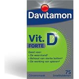 Davitamon® Vitamine D Forte Smelttablet Citroensmaak: Weerstand, Botten, Spieren