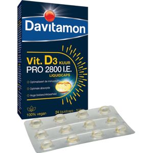 Davitamon Vegan Vit.D3 2800Iu 24 Caps Be  -  Perrigo