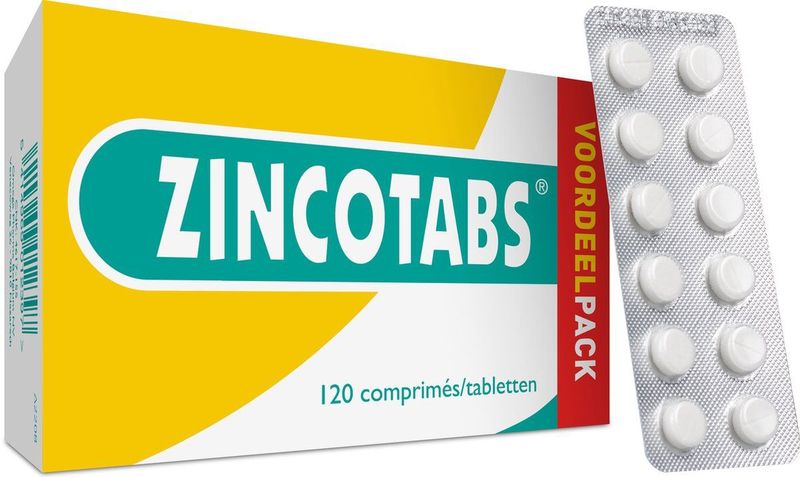 Zincotabs® 120 tabletten - voordeelpack - ondersteuning imuumsysteem