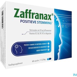 Zaffranax - Mentaal Welzijn - Rustgevend - Saffraan - Magnesium - Vitamines B