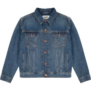 Wrangler - Jeansjack - Mid-stone - Onzichtbaar Verwerkte Zakken - Normale Overhemdkraag