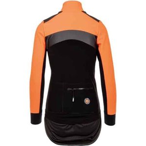 Bioracer Womens Vesper Tempest Protect Winter Jacket Fluo Fietsjack (Dames |zwart)