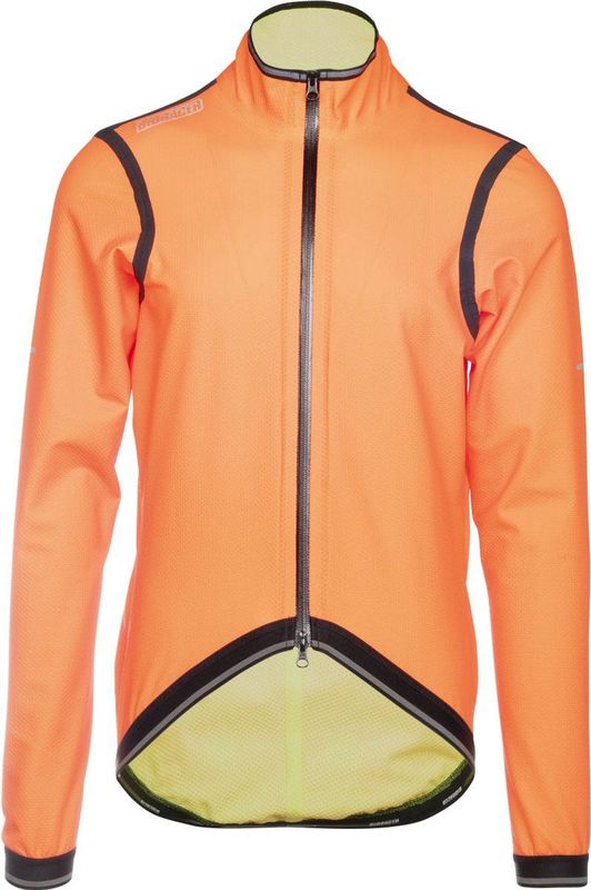 Bioracer Kaaiman - Fietsjas Heren - Waterafstotend & Winddicht - Oranje - Maat XS