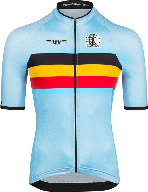 Bioracer - Icon Classic - Fietsshirt - Blauw - Korte Mouw