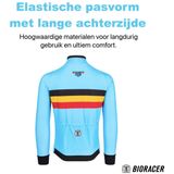Bioracer - Belgium Icon Tempest - Fietsshirt - Blauw - Lange Mouwen