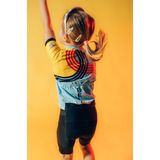 BIORACER Fietsshirt Kids - Officieel Team Belgium 2024 Olympische Editie - Model 'Icon' - Blauw - Maat 128 | 8 Jaar