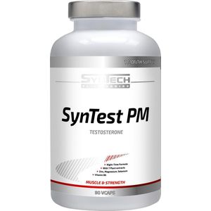 SynTest PM 90caps - SynTech - Testosteron booster - Testo - Kracht - Spiergroei - Kracht