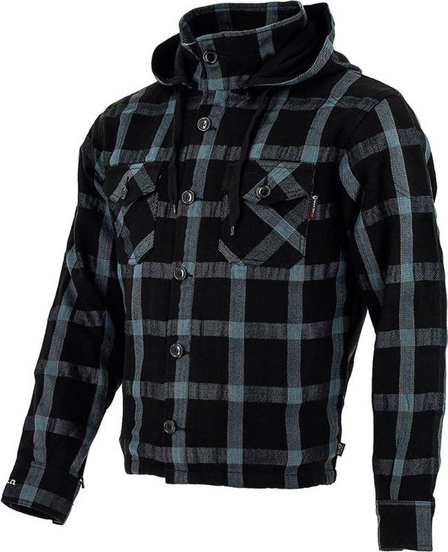 Richa - Lumber - Hoodie - Met D3O Bescherming - Zwart