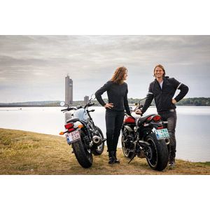 Richa - Kodi - Motorbroek - Zwart - Rekbare Materiaalmix - D3o Protectie